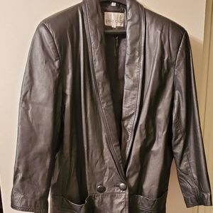Pelle Club Long Leather Coat
